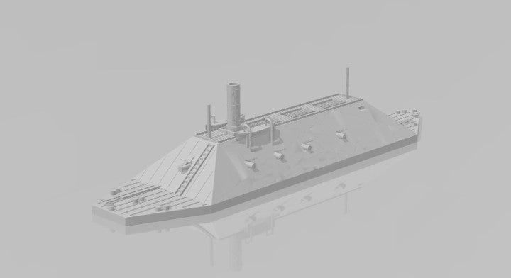 1/600 Confederate ironclad battery CSS Georgia