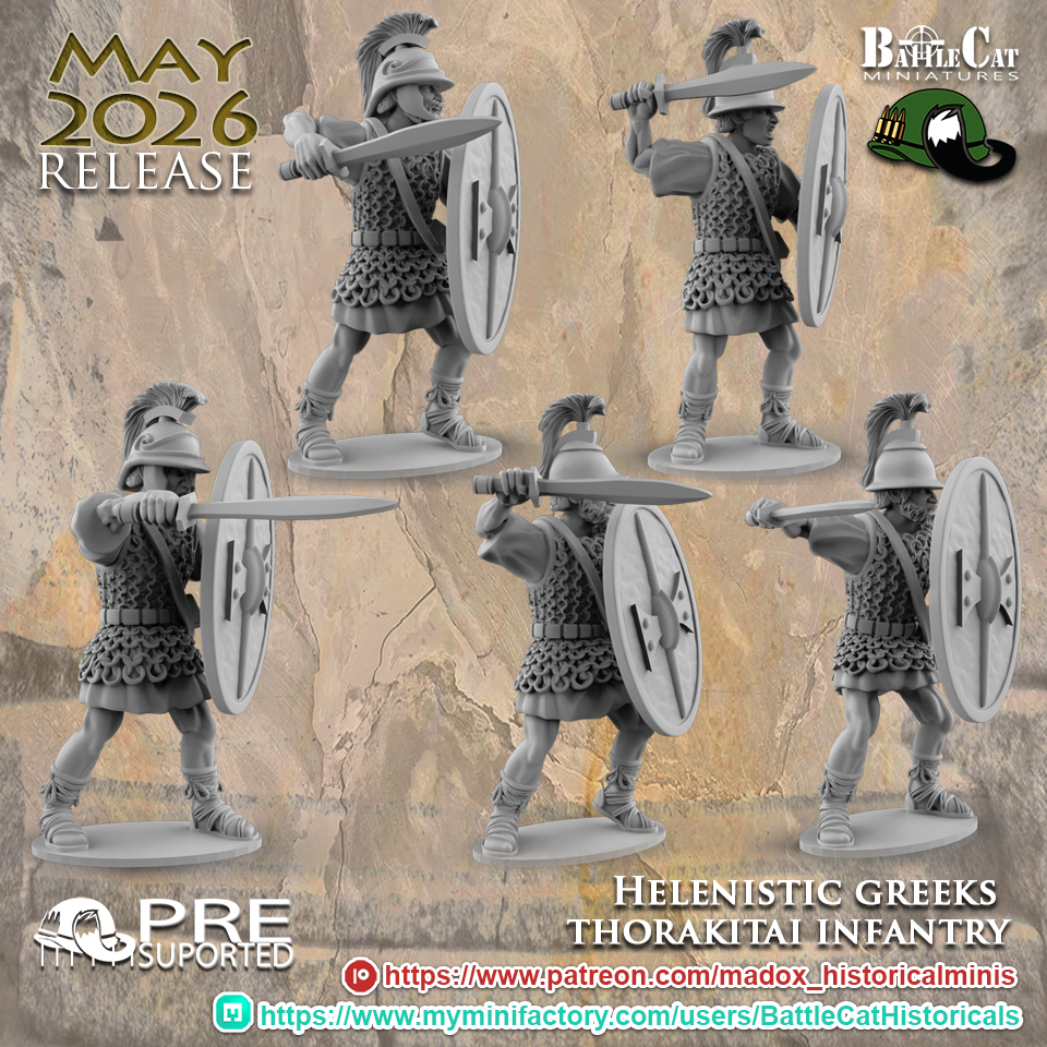 Hellenistic Greek Thorakitai Infantry