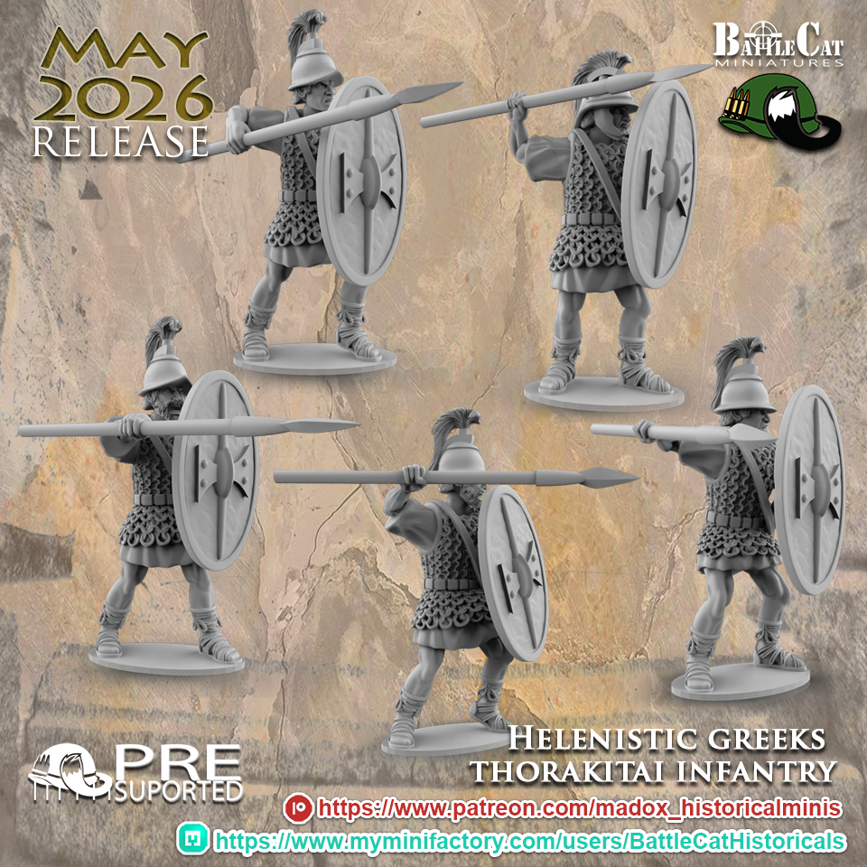 Hellenistic Greek Thorakitai Infantry