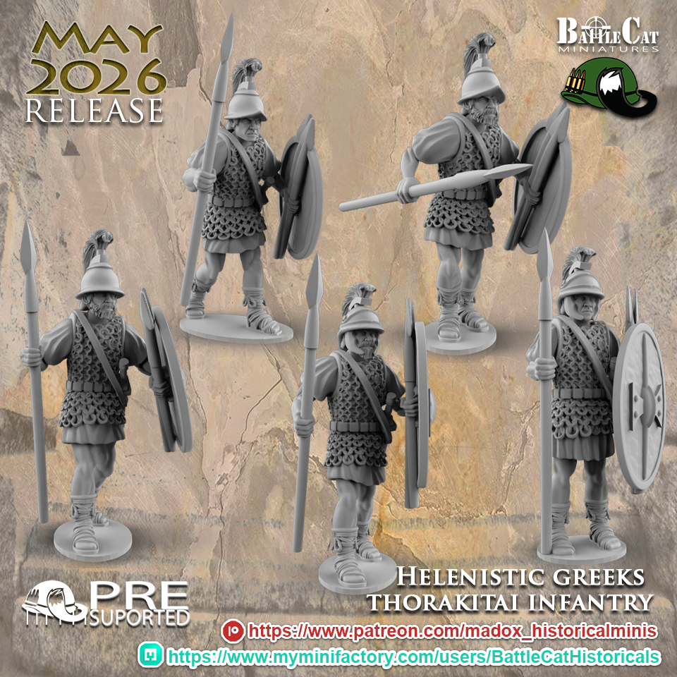 Hellenistic Greek Thorakitai Infantry