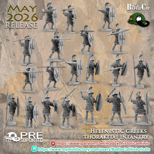 Hellenistic Greek Thorakitai Infantry