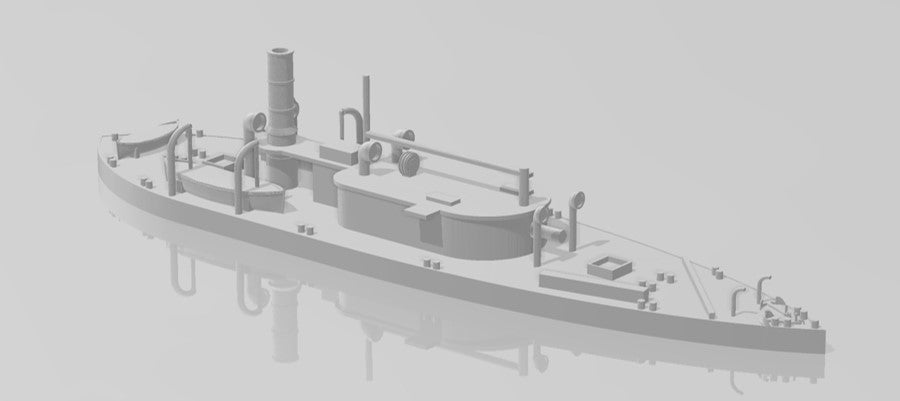 1/1200 Swedish Coastal Defence Monitor HSwMS Hildur