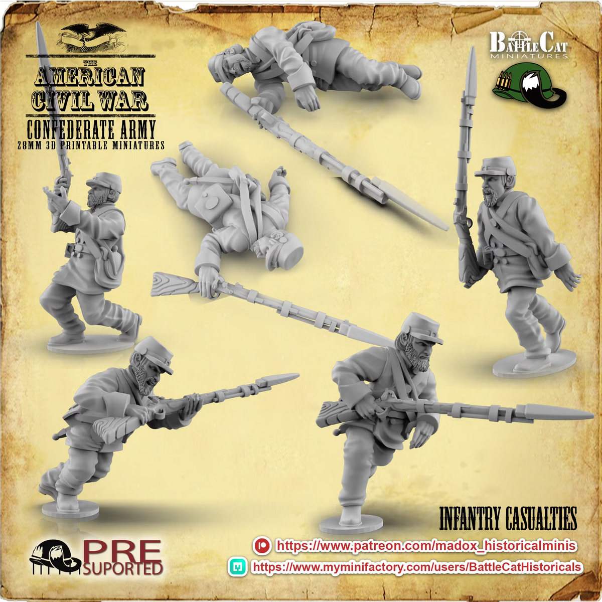 Confederate Infantry Casualties