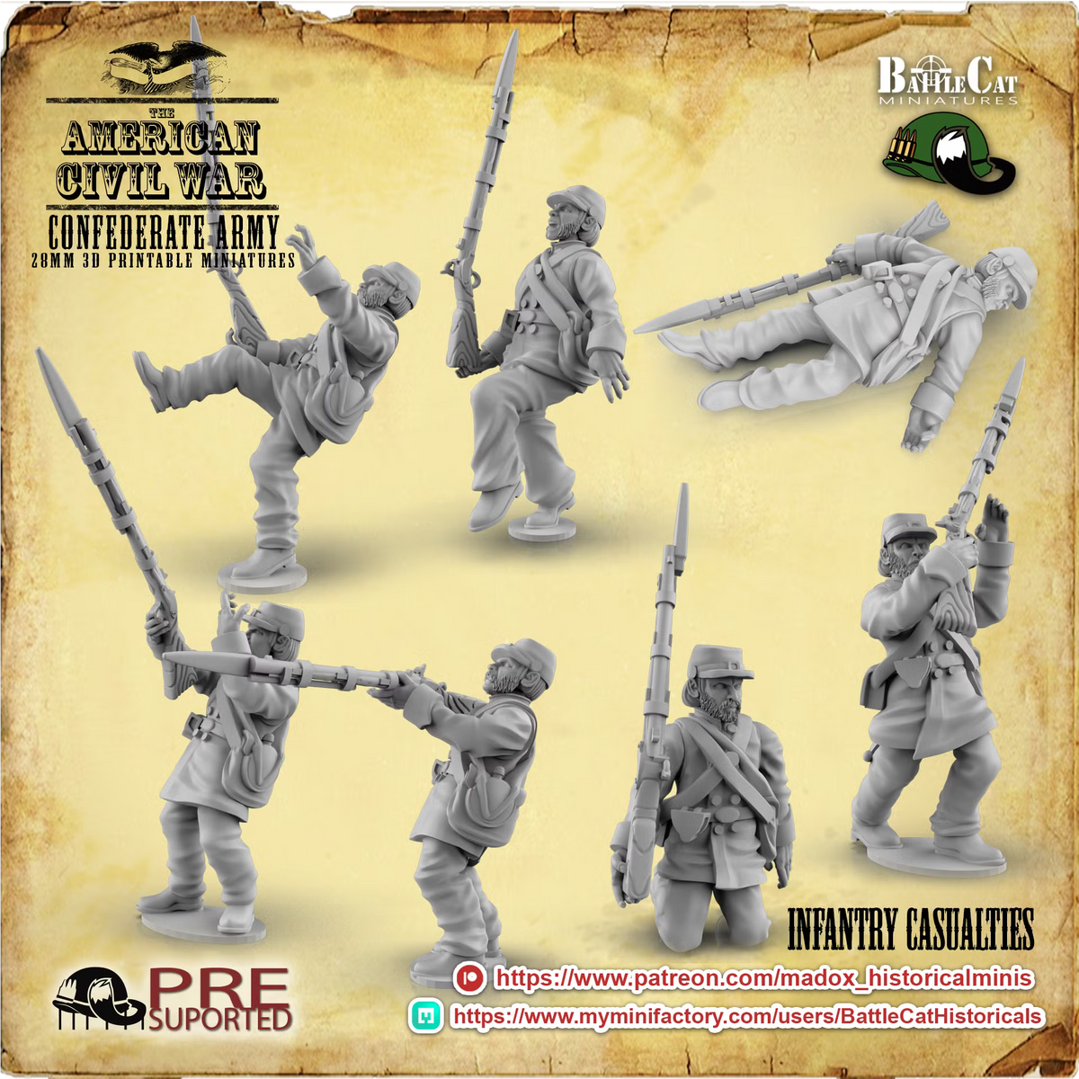 Confederate Infantry Casualties