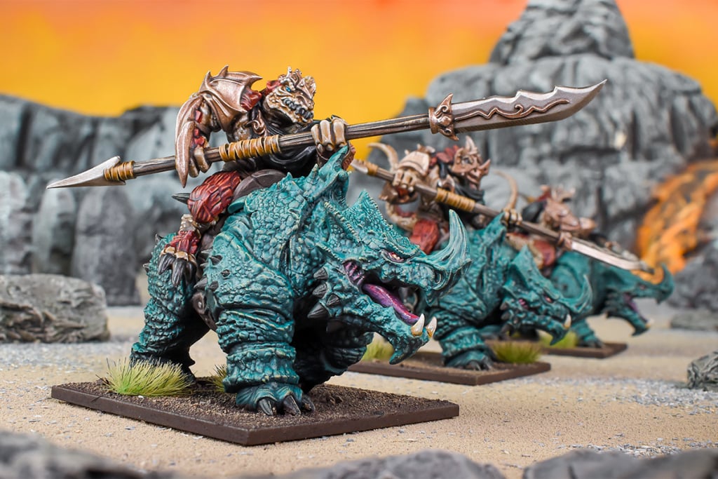 Salamander Rhinosaur Cavalry