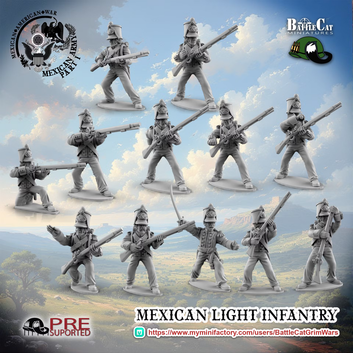 1846 Mexican Light Infantry