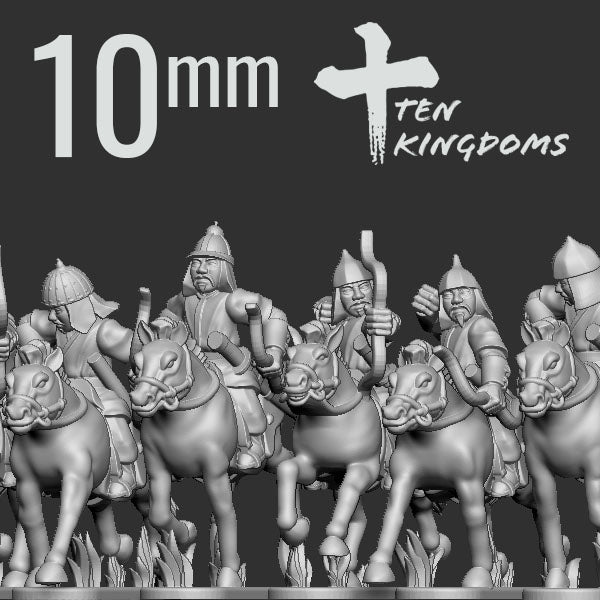 Mongol Empire Bowmen on Horseback
