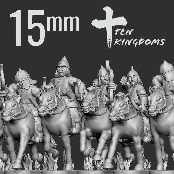 Mongol Empire Bowmen on Horseback