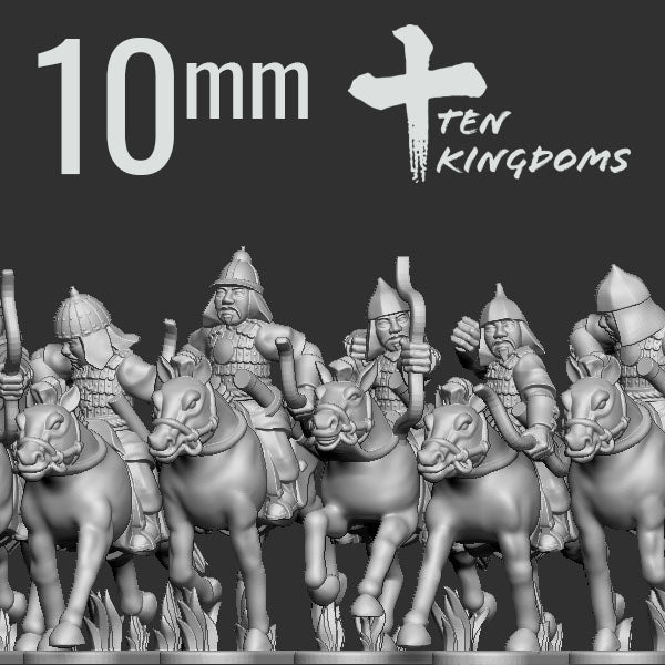 Mongol Empire Bowmen on Horseback