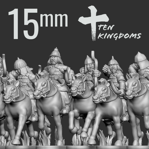 Mongol Empire Bowmen on Horseback