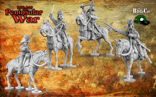 Peninsular War British Mounted Officers