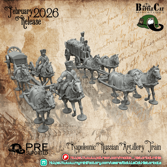 Napoleonic Russian Artillery Train
