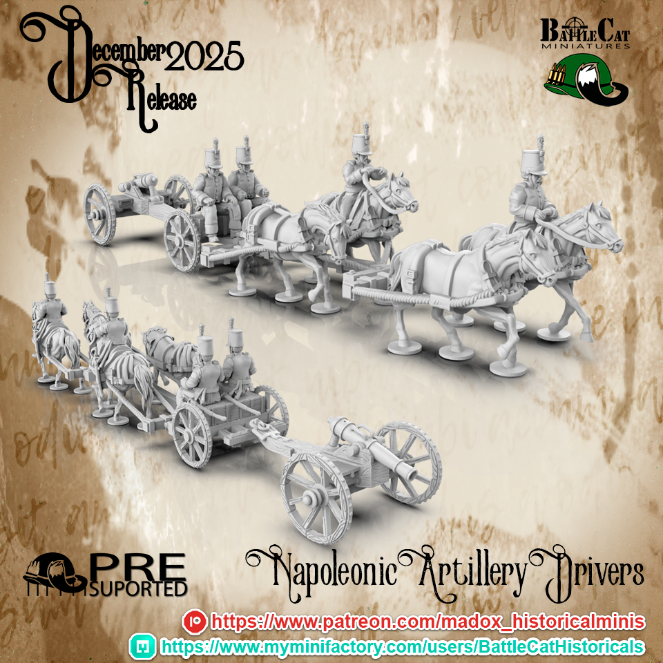 Napoleonic Portuguese Artillery Train