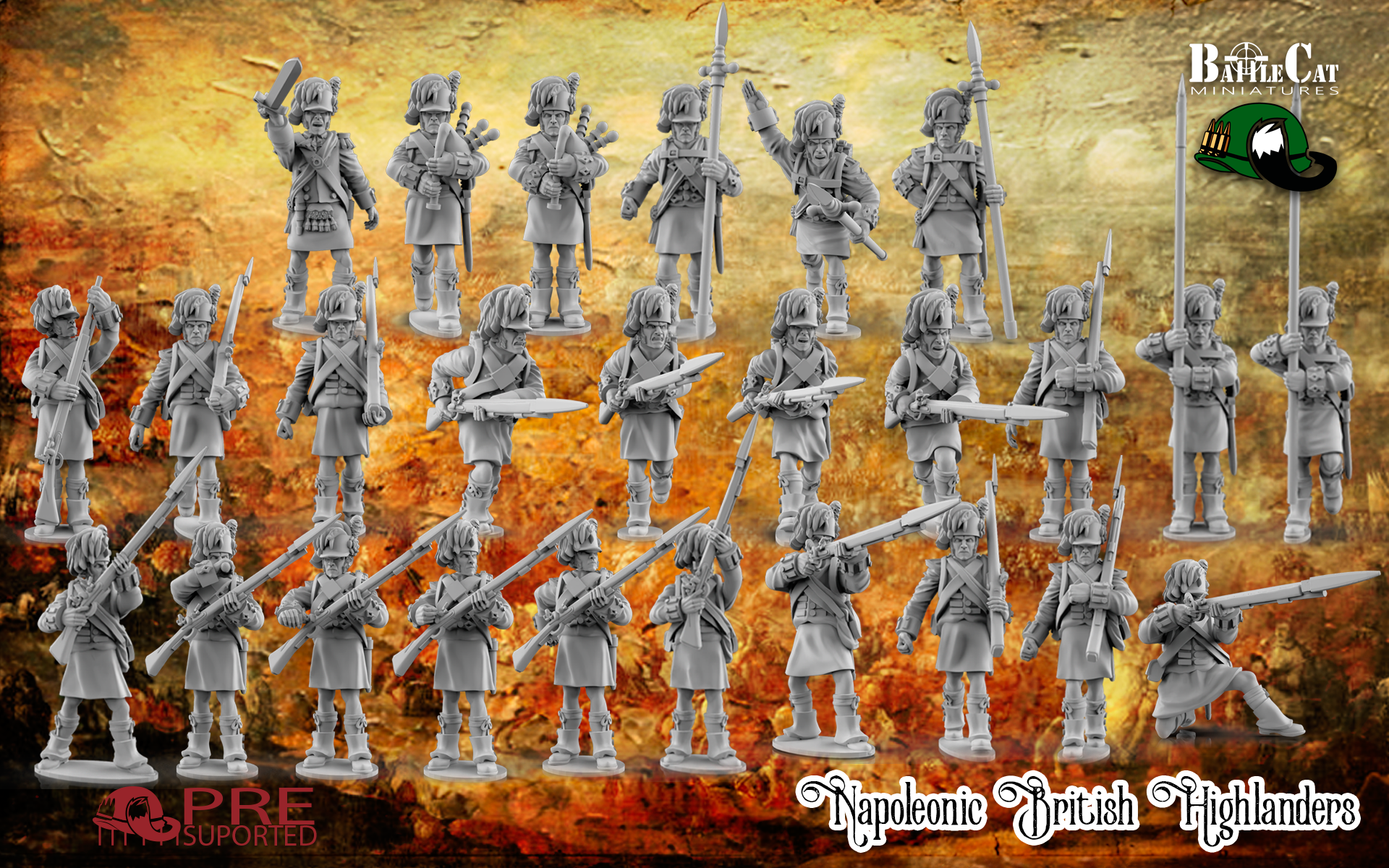 Peninsular War British Highlanders – BIG Jim Prints