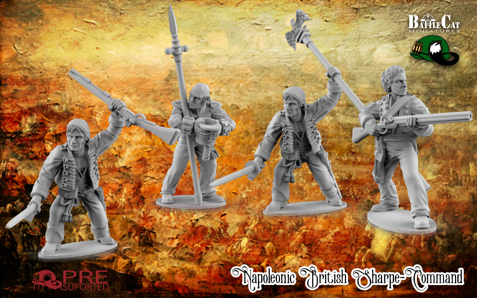 Peninsular War British Sharpe Command – BIG Jim Prints