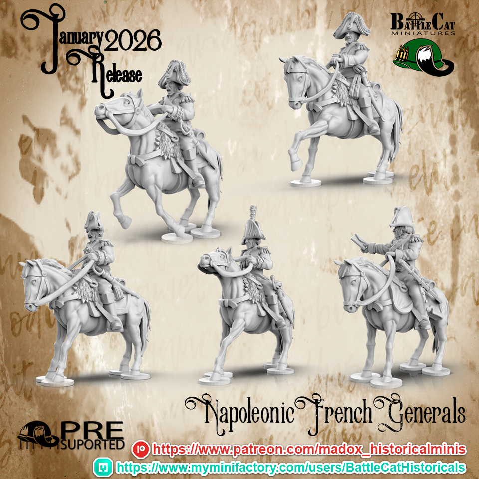 Napoleonic French Generals on Horseback