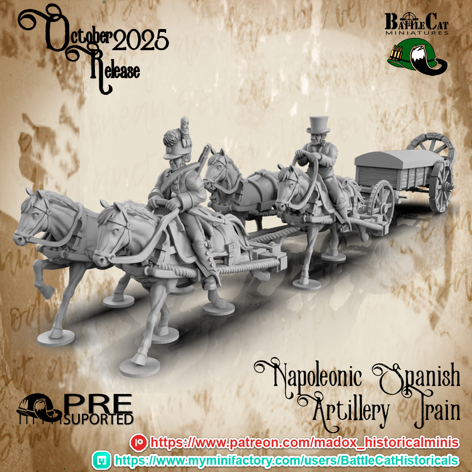 Napoleonic Spanish Artillery Train