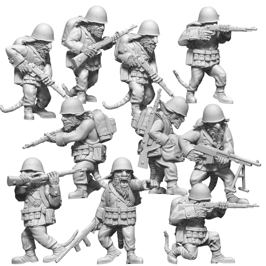 Troglodyte Infantry Section