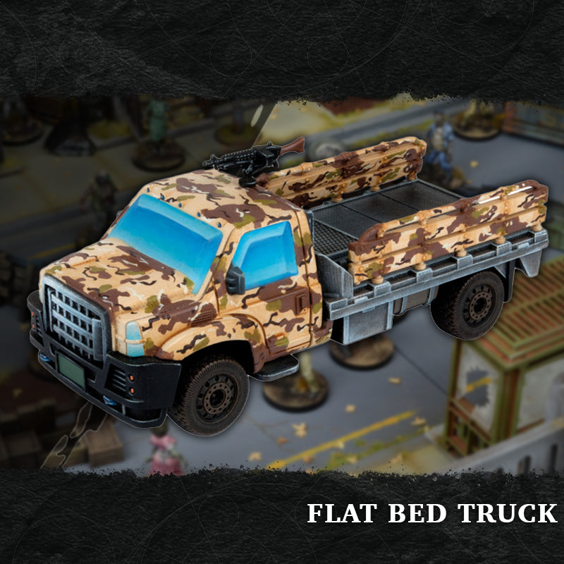 Modern Flatbed Truck