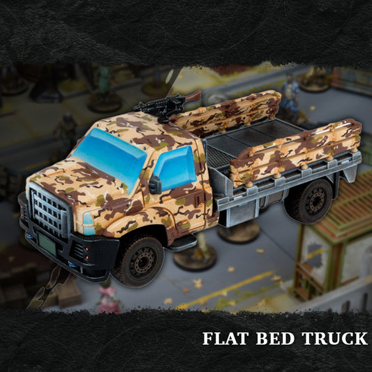 Modern Flatbed Truck