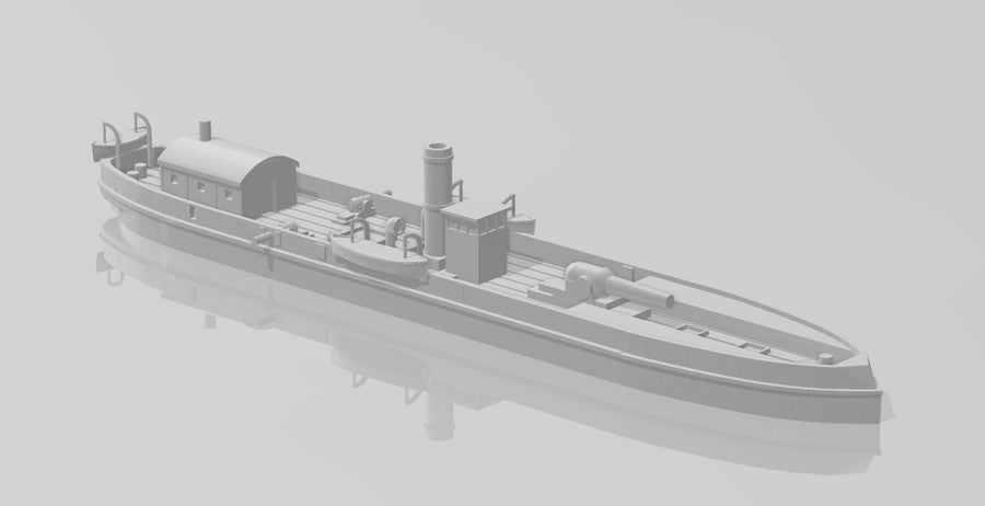 1/1200 Union Ironclad Gunboat USRC Naugatuck