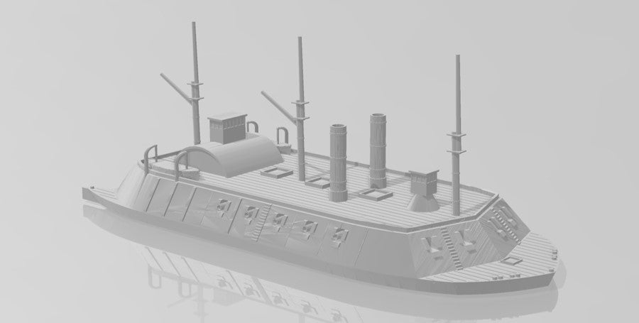 1/1200 Union River Ironclad USS Benton