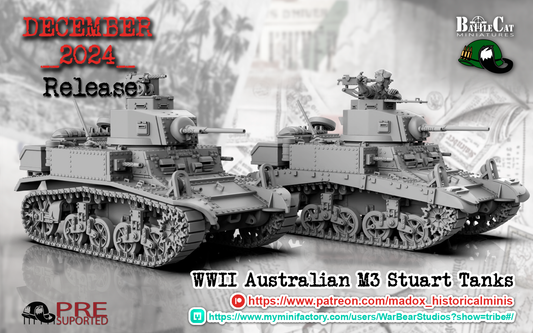 Australian M3 Stuart Tank