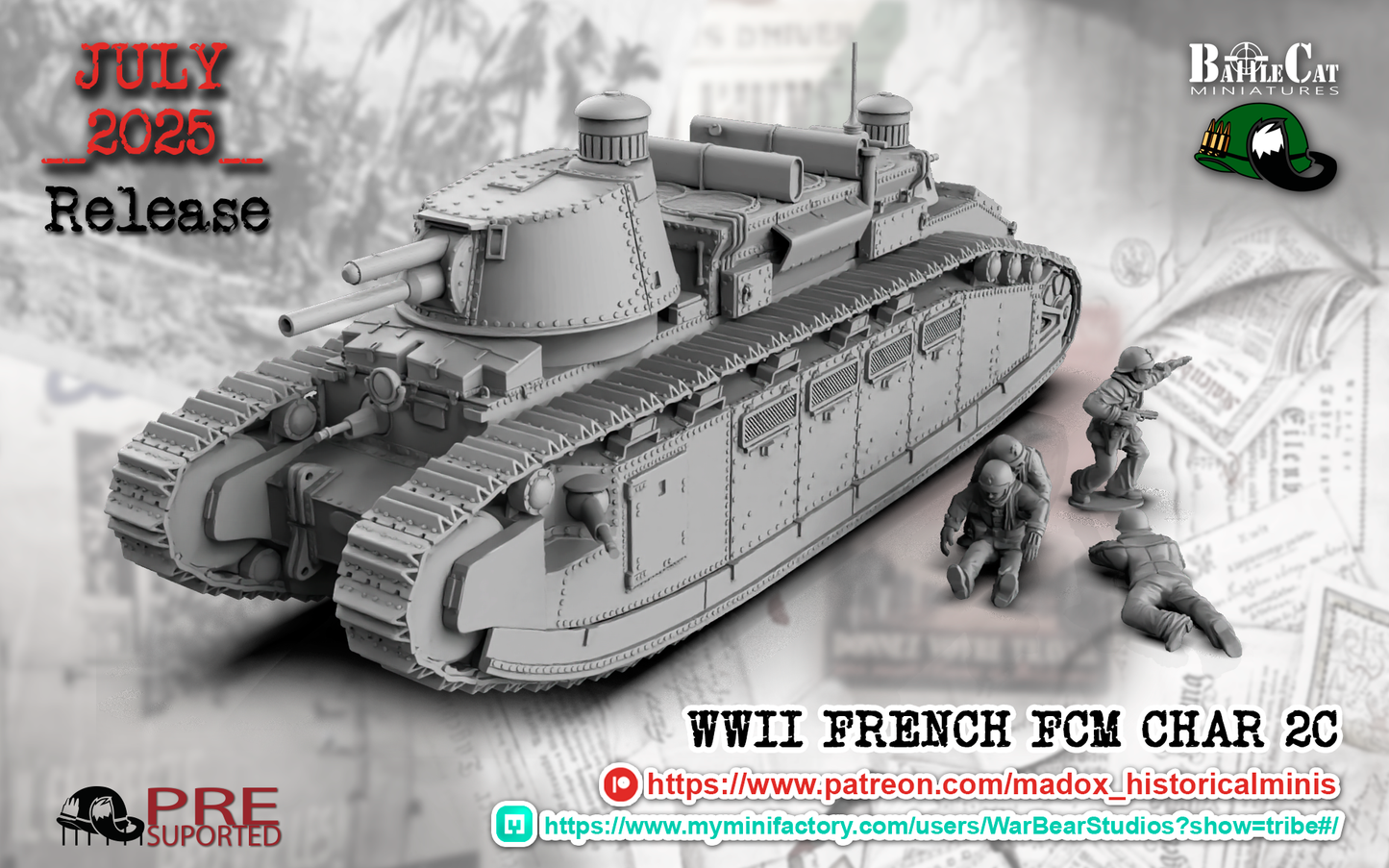 WW2 French Char 2C