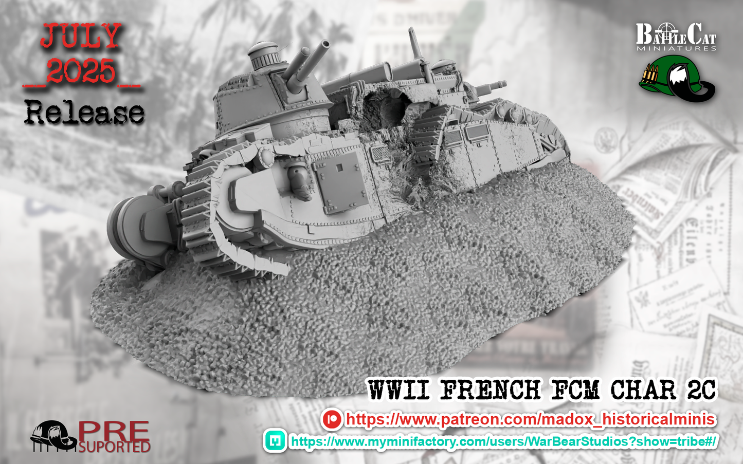 WW2 French Char 2C