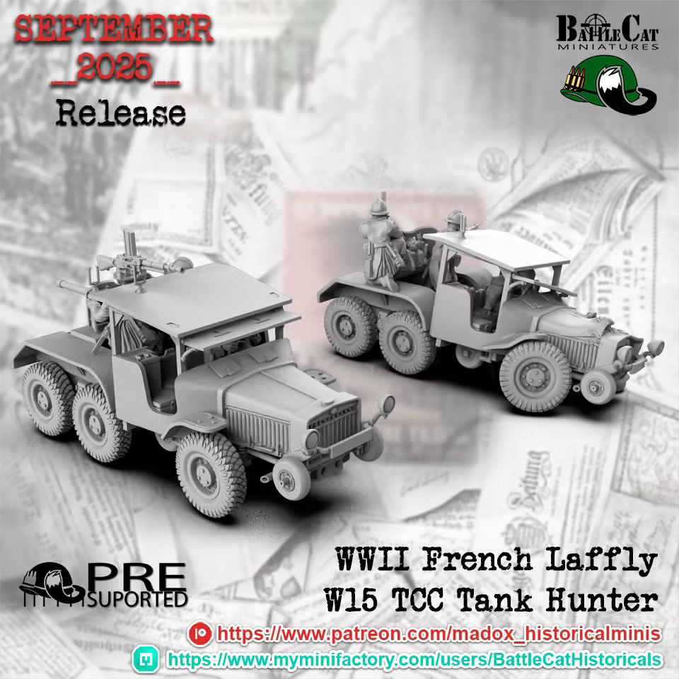 WW2 French Laffly W15 TCC Tank Hunter