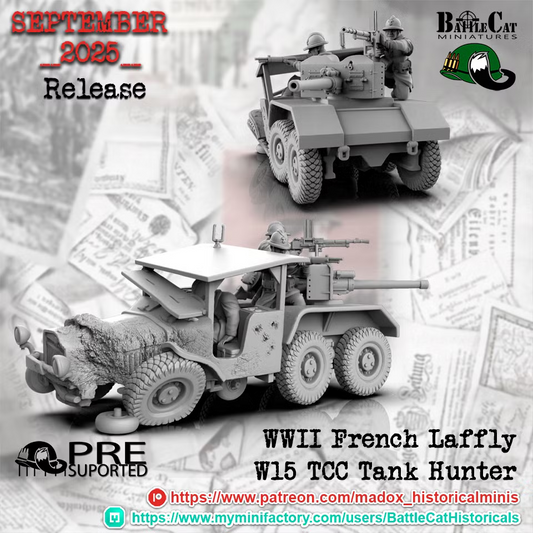 WW2 French Laffly W15 TCC Tank Hunter