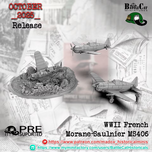 WW2 French Morane-Saulnier MS406