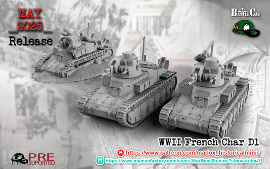 WW2 French Char D1