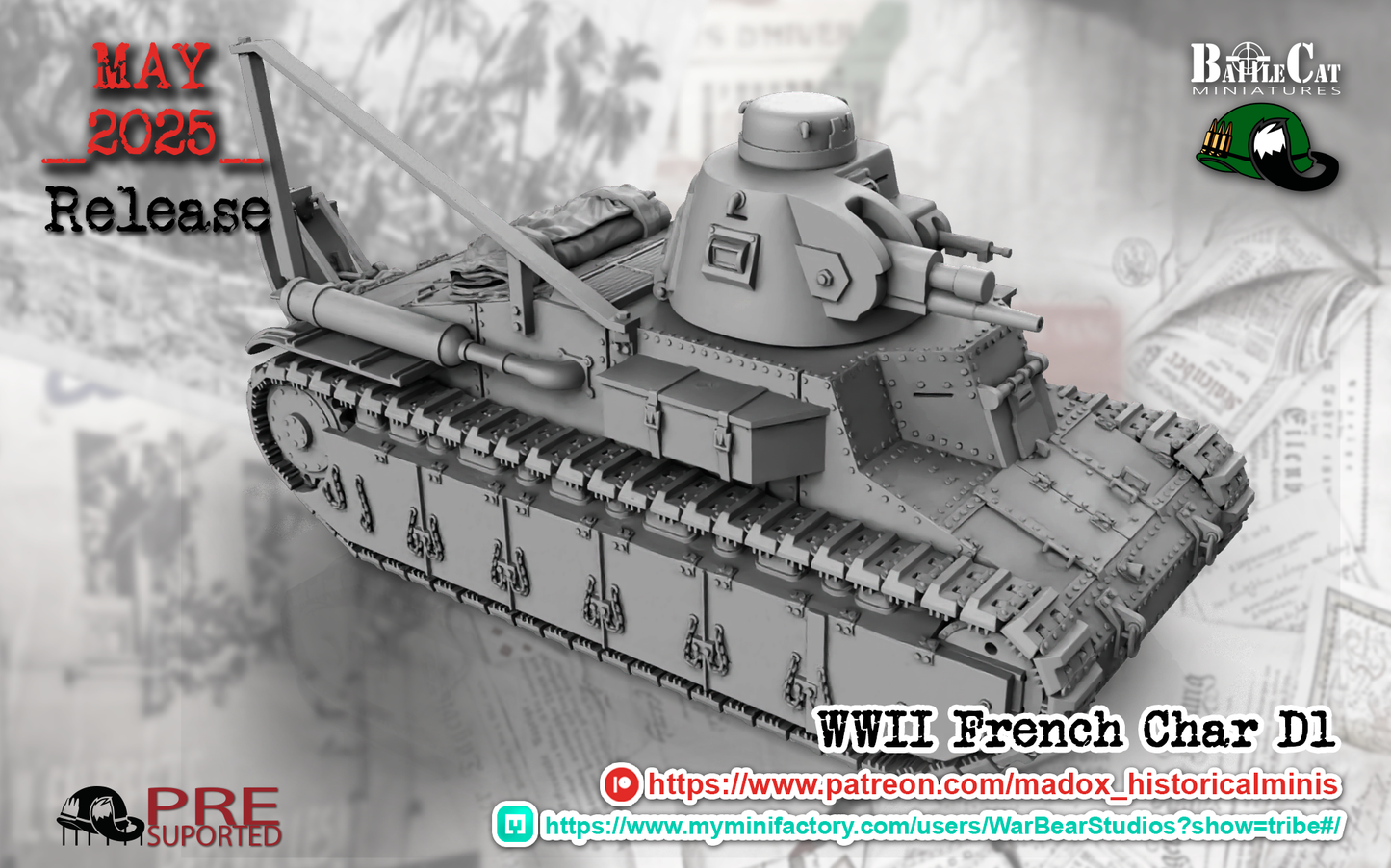 WW2 French Char D1