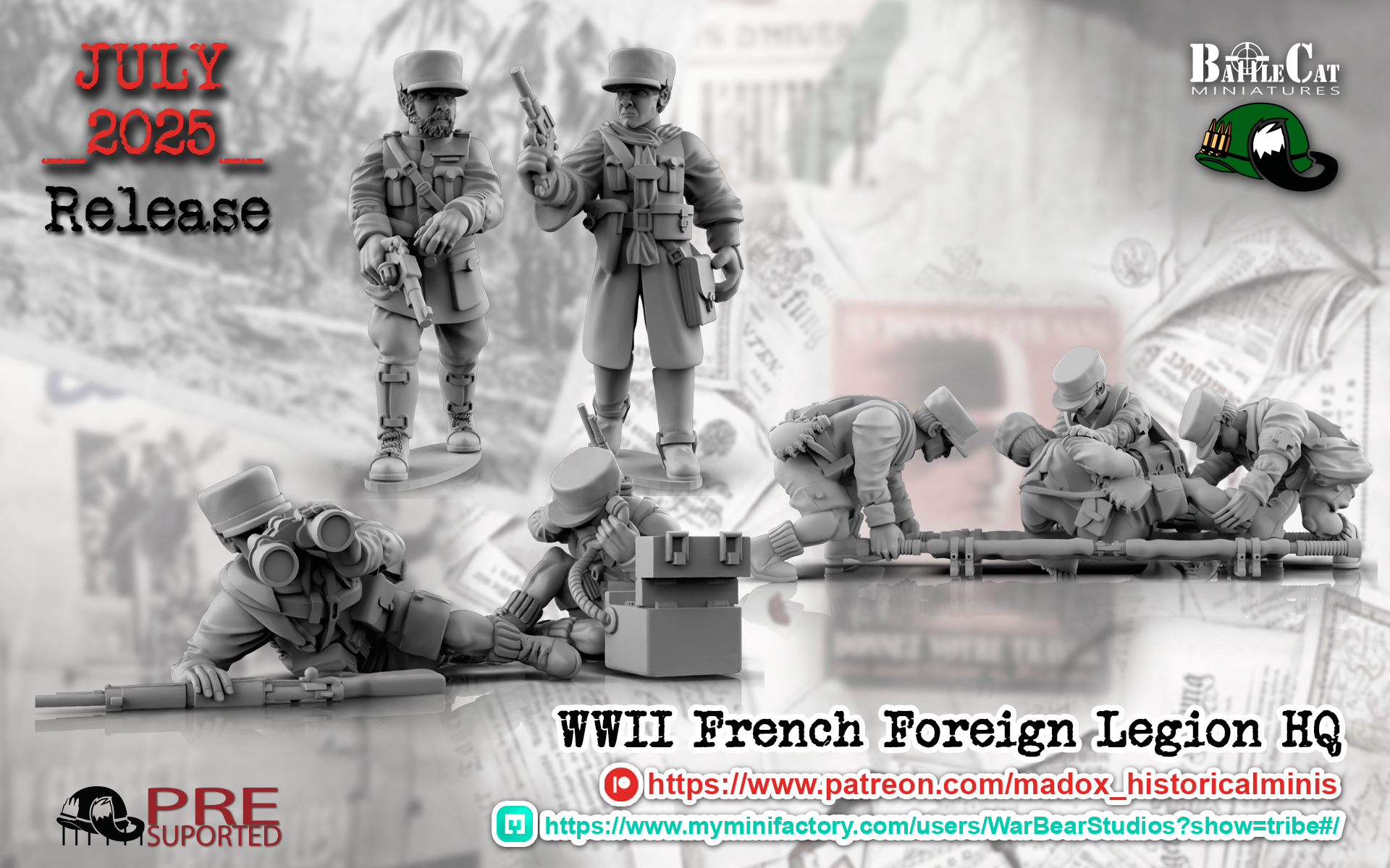 WW2 French Foreign Legion HQ BIG Jim Prints ww2-french-foreign-legion-hq-big-jim-prints