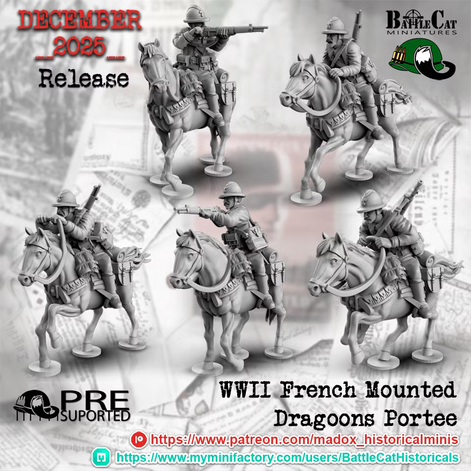 WW2 French Dragoons Portee