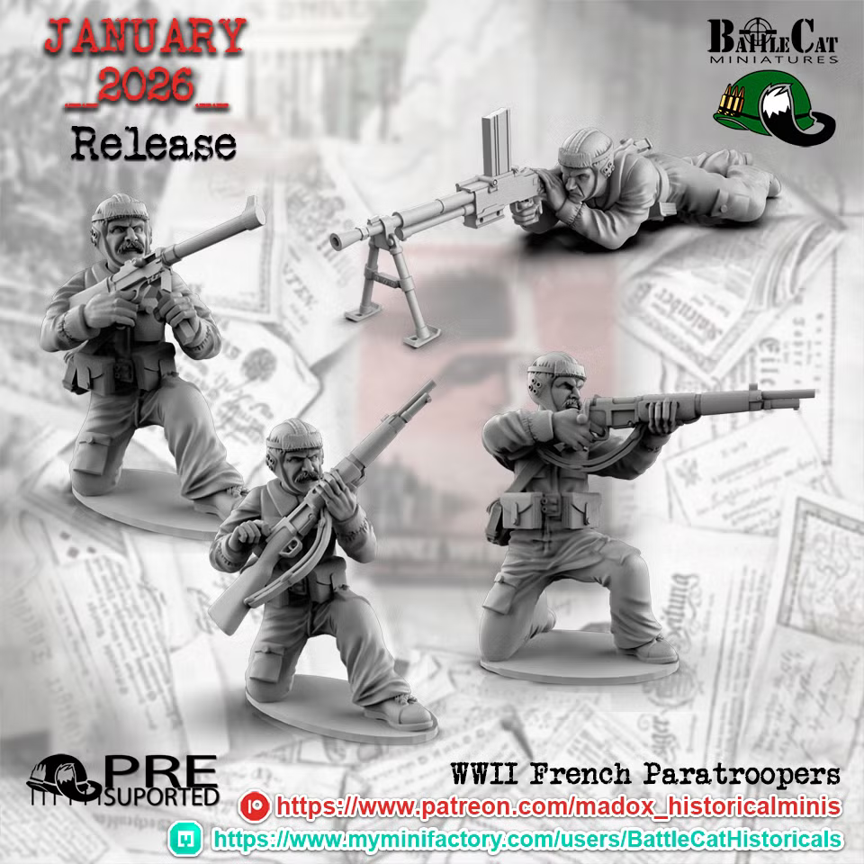 WW2 French Paratroopers