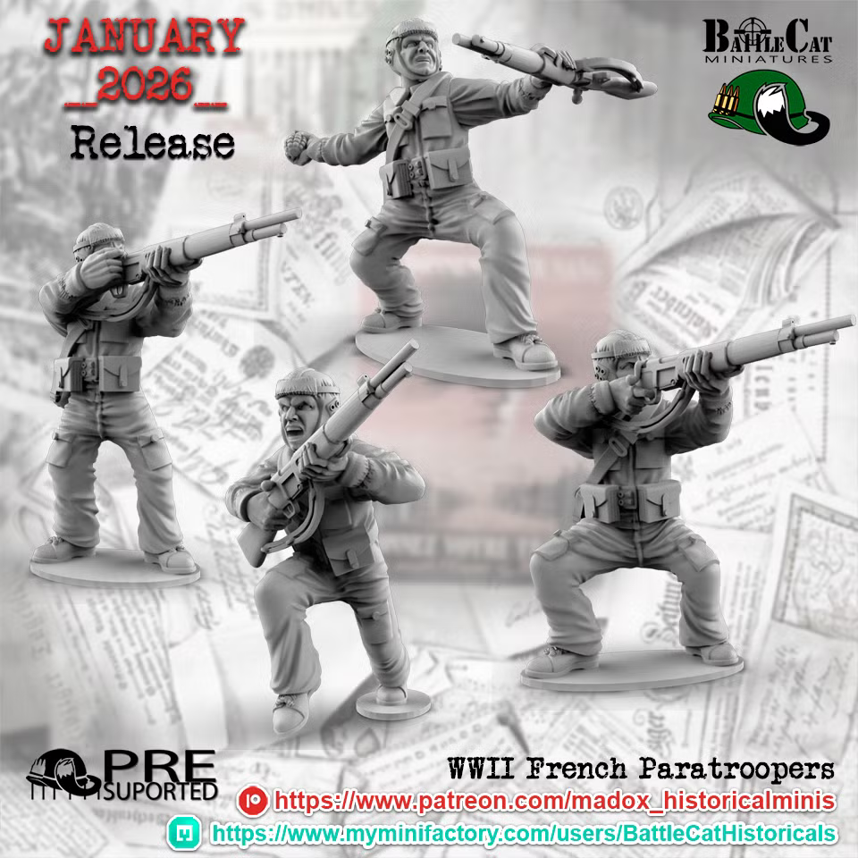 WW2 French Paratroopers