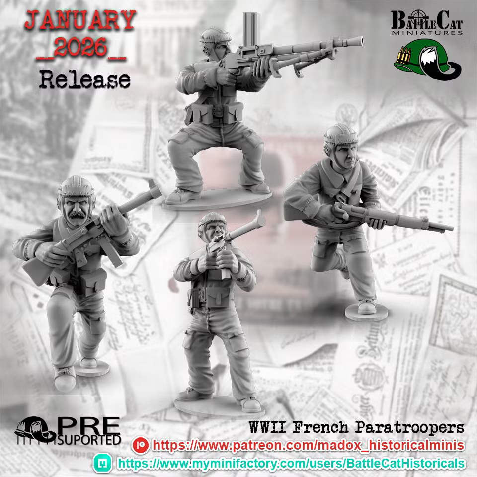 WW2 French Paratroopers