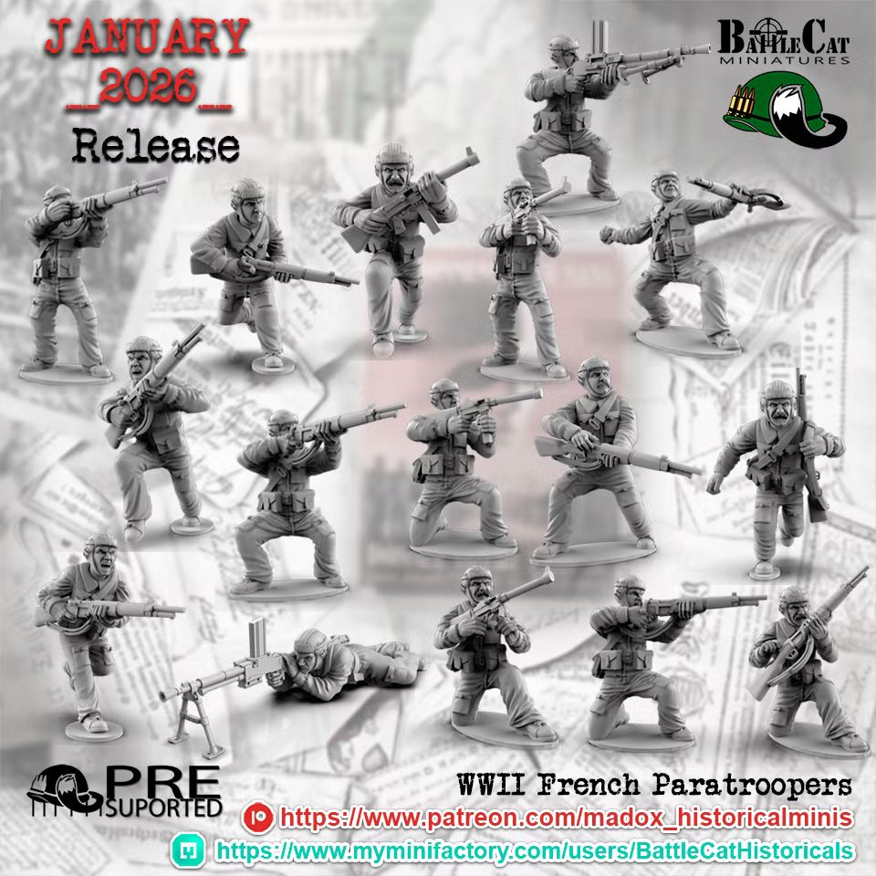 WW2 French Paratroopers
