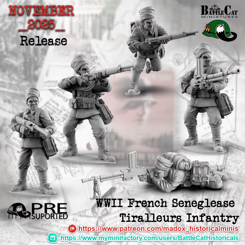 WW2 Senegalese Tirailleurs Infantry