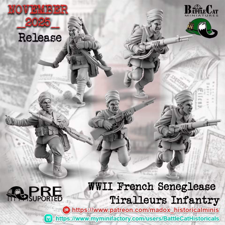 WW2 Senegalese Tirailleurs Infantry