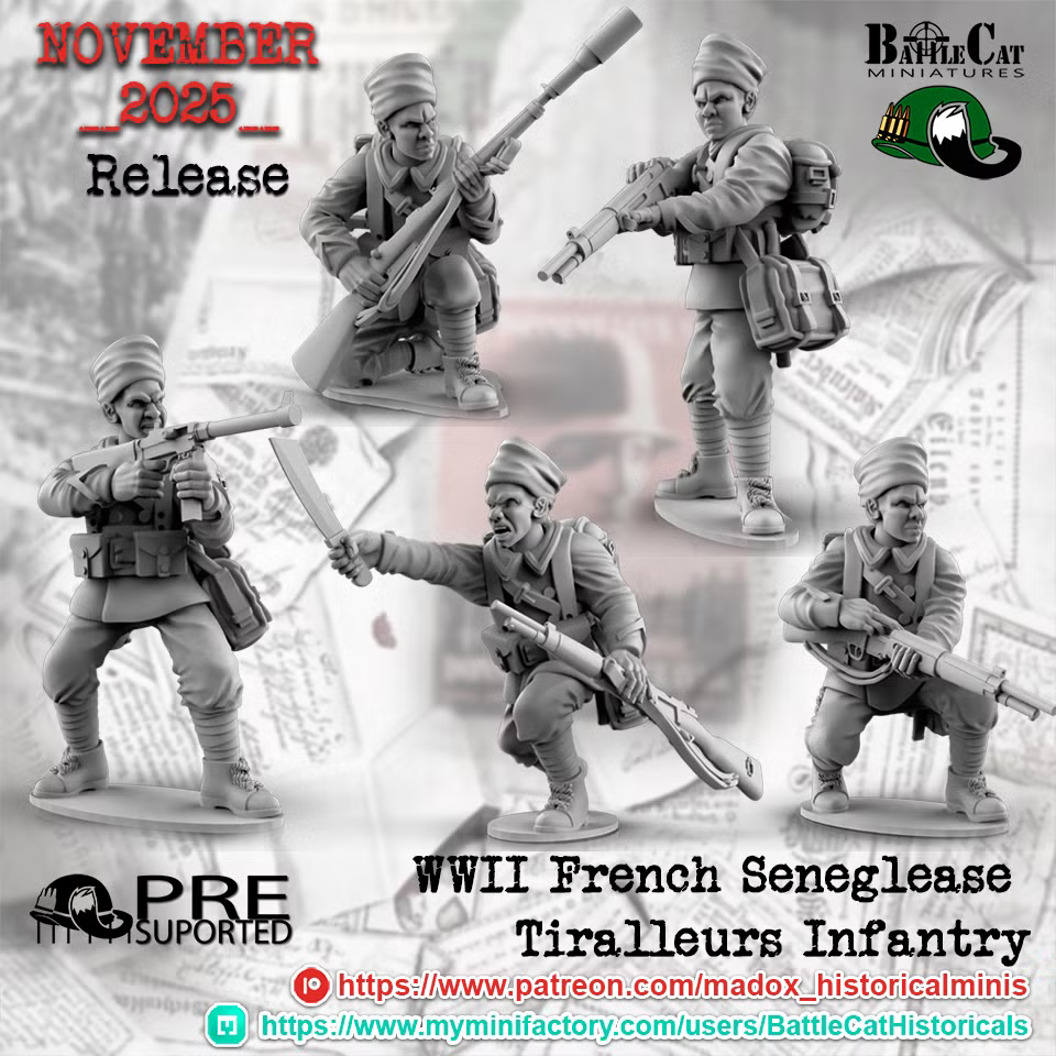WW2 Senegalese Tirailleurs Infantry