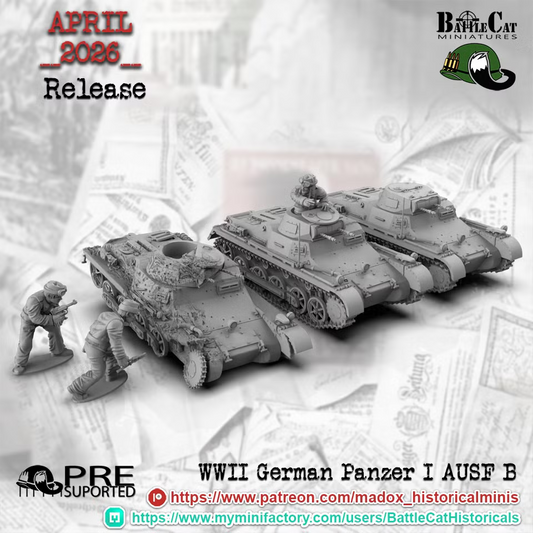 WW2 German Panzer I Ausf.B