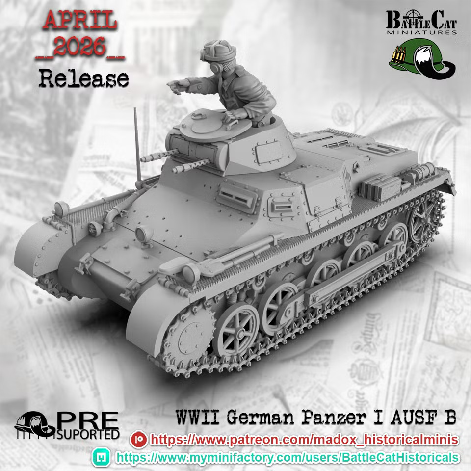 WW2 German Panzer I Ausf.B