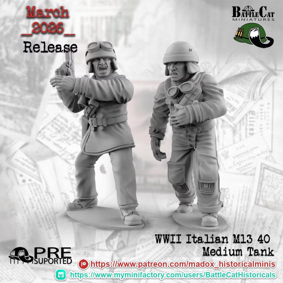 WW2 Italian M13/40 Medium Tank