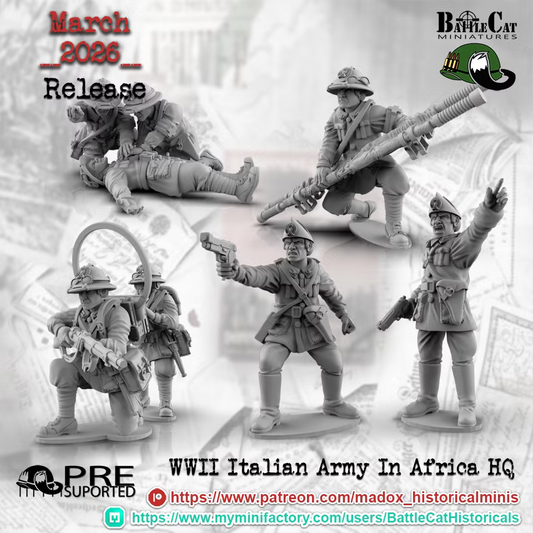 WW2 Italian Army In Africa HQ
