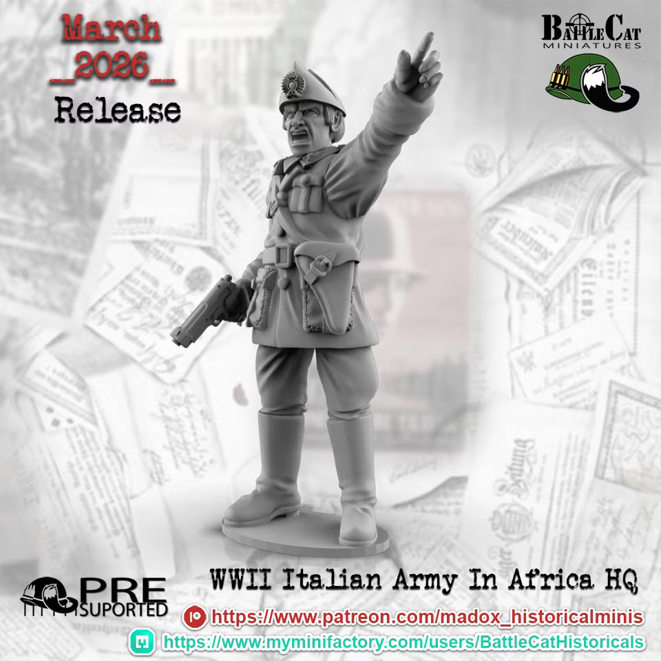 WW2 Italian Army In Africa HQ