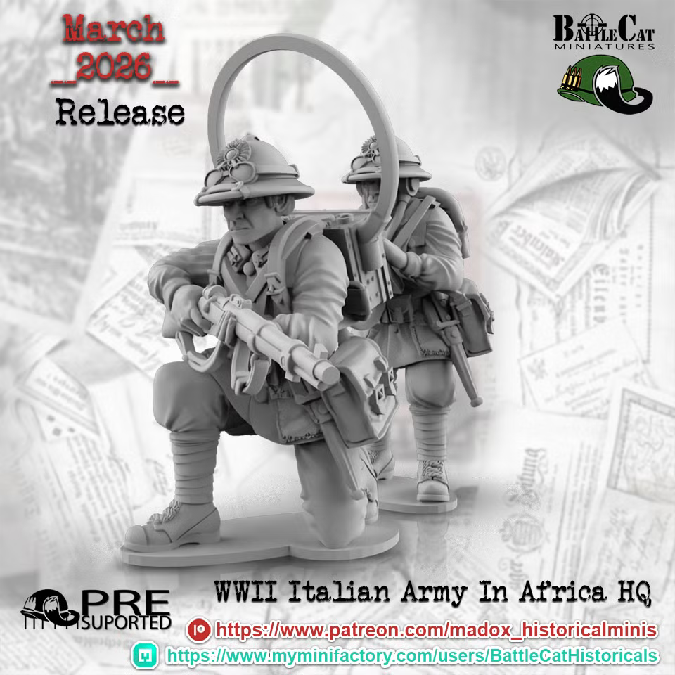 WW2 Italian Army In Africa HQ