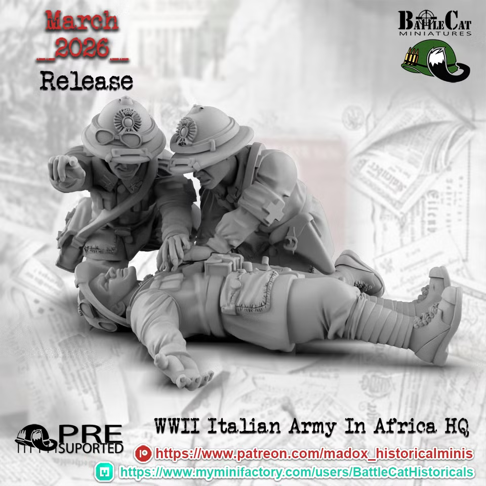 WW2 Italian Army In Africa HQ